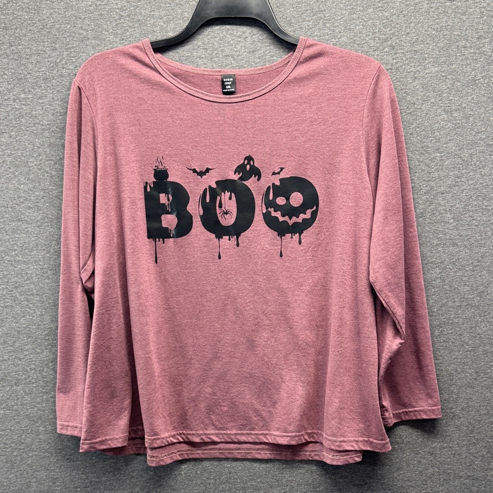 SHEIN Mauve Long Sleeve Top Size XL